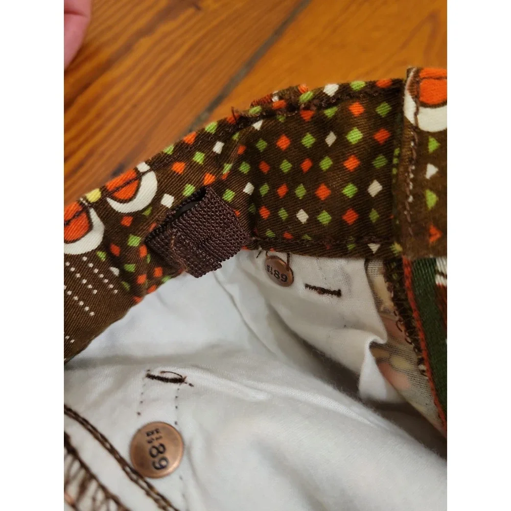 The Childrens Place Flare Pants Girls 8 Retro Patchwork Denim Jeans Groovy